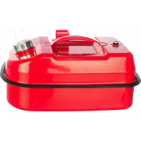 Горизонтальная стальная канистра для бензина (10 литров) AUTOPROFI KAN-500 10L