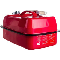 Горизонтальная стальная канистра для бензина (10 литров) AUTOPROFI KAN-500 10L