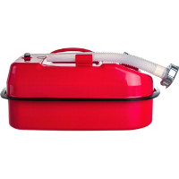 Горизонтальная стальная канистра для бензина (10 литров) AUTOPROFI KAN-500 10L