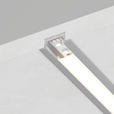 Алюминиевый встраиваемый профиль, серебро Feron CAB251 10265