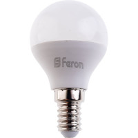 Светодиодная лампа - шарик E14 7W 4000K FERON LB-95 25479