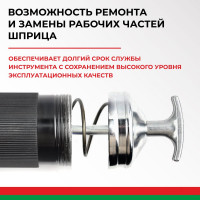 Смазочный шприц пистолетного типа 500 мл БелАК БАК.90511
