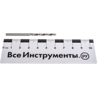 Сверло по металлу Профоснастка 3 мм HSS-G 4341/118 DIN 338, 10 шт., №38 30101038