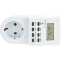Розетка с таймером, недельная электронная, мощность 3500W/16A FERON TM22/61925 23205