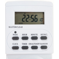 Розетка с таймером, недельная электронная, мощность 3500W/16A FERON TM22/61925 23205