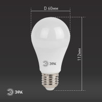 Светодиодная лампа ЭРА LED A60-15W-827-E27 15Вт груша теплый белый свет Б0020592