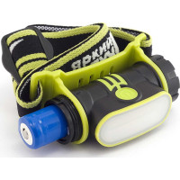 Налобный фонарь ЯРКИЙ ЛУЧ LH-190A Cobra, светодиод COB, 3 реж: 190/60/10лм, Li-ion 2200mAh 4606400105510