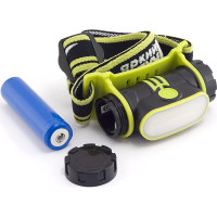 Налобный фонарь ЯРКИЙ ЛУЧ LH-190A Cobra, светодиод COB, 3 реж: 190/60/10лм, Li-ion 2200mAh 4606400105510