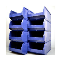 Складской лоток для метизов 500х300х200 Пластик Система, синий 12.406.1