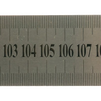 Линейка металлическая с двусторонней шкалой 1500х39мм GRIFF D112023