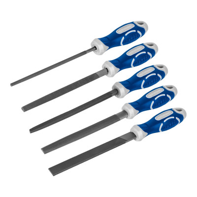 Набор напильников КОБАЛЬТ № 2, 150 мм, 5 шт. 247-736