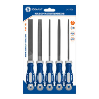Набор напильников КОБАЛЬТ № 2, 150 мм, 5 шт. 247-736