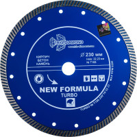 Диск алмазный отрезной TRIO-DIAMOND 230x22.23 New Formula Turbo T106