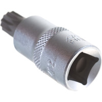 Головка со вставкой 1/2", SPLINE M12, длина 55мм Дело Техники 625412