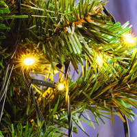 Гирлянда FERON CL08 220V, 600LED, 3300K, 21W, с 48W-драйвером, IP20, шнур 5м, 0.2мм 26783