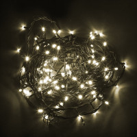 Гирлянда FERON CL08 220V, 600LED, 3300K, 21W, с 48W-драйвером, IP20, шнур 5м, 0.2мм 26783