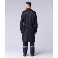 Мужской халат Факел ИТР темно-синий, 64-66/182-188 50698000.021