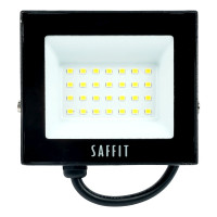 Светодиодный прожектор SAFFIT SFL90-30 2835SMD, 30W 4000K AC220V/50Hz IP65, черный в компактном корпусе 55076