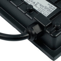 Светодиодный прожектор SAFFIT SFL90-30 2835SMD, 30W 4000K AC220V/50Hz IP65, черный в компактном корпусе 55076