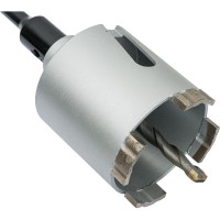 Коронка алмазная по бетону Hilberg 68 мм Laser HM201