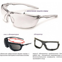 Защитные открытые очки РОСОМЗ O88 SURGUT super 5-2,5 PC 18823