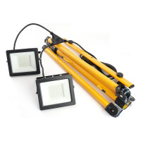 Прожектор на штативе Feron LL-503 2х50W 6400К 220V черный IP65 29568