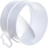 Соединитель с обратным клапаном пластик 100 мм ERA 10СКПО 210-054