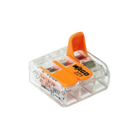 Соединительная 3-х проводная клемма WAGO 221-413 6 шт 2561