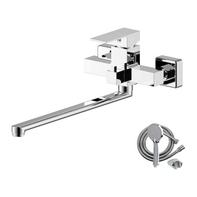 Универсальный смеситель для ванны OLIVE'S GRANADA с длинным изливом 05221GN