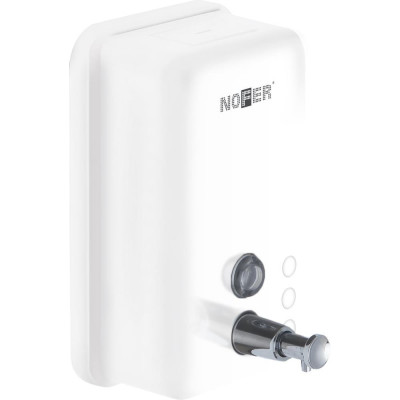Диспенсер для мыла Nofer белый 1200 мл вертикальный 03001.W