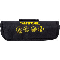 Набор диэлектрических отверток со сменными вставками 7+1, (в кофре, динамометрическая рукоятка 1-5 Нм) SHTOK 09350