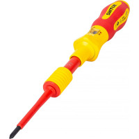 Набор диэлектрических отверток со сменными вставками 7+1, (в кофре, динамометрическая рукоятка 1-5 Нм) SHTOK 09350