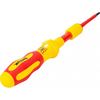 Набор диэлектрических отверток со сменными вставками 7+1, (в кофре, динамометрическая рукоятка 1-5 Нм) SHTOK 09350