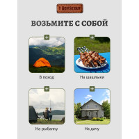 Складная металлическая лопатка в чехле BOYSCOUT 61045