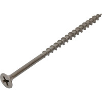 Саморез Качественный Крепеж 4,2х76 потай, крупная резьба, оксид 330 шт 1000377 КЧ