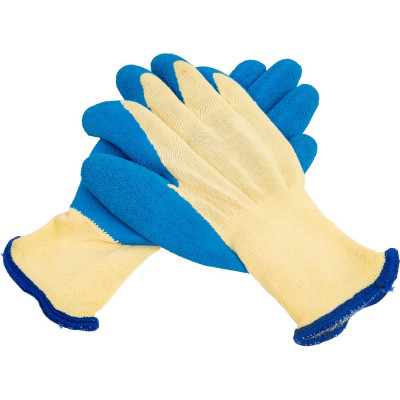 Зимние перчатки полушерстяные с обливом БЕРТА, размер 10/XL 281