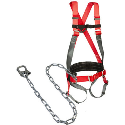 Удерживающая система с наплечными и набедренными лямками со стропом из цепи ПРОГРЕСС СЕФЕТИ УС 2 ГЖ