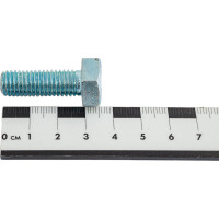 Болт Tech-Krep/Zitar DIN933 с шестигранной головкой, оцинкованный М10х30 + гайка + шайба 2 шт - пакет 114054