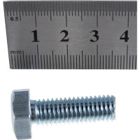Болт Tech-Krep/Zitar DIN933 с шестигранной головкой, оцинкованный М10х30 10 шт - пакет 102976