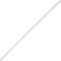 Вязаный шнур (ПП, 4 мм, с сердцевиной, универсальный, белый, 50 м) Tech-Krep 139930
