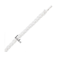 Вязаный шнур (ПП, 4 мм, с сердцевиной, универсальный, белый, 50 м) Tech-Krep 139930