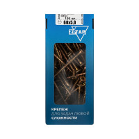 Универсальные саморезы 60x5,0 мм 100 шт желтые коробка с окном Zitar 102264