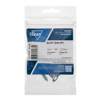 Сантехнический болт DIN 571 оцинкованный 6х50, 4шт - пакет Zitar 102581