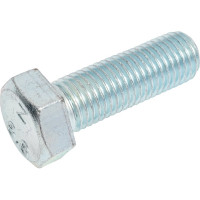 Болт DIN 933 с шестигранной головкой, оцинкованный М20х60, 8шт - коробка Tech-Krep 126542