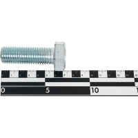 Болт DIN 933 с шестигранной головкой, оцинкованный М20х60, 8шт - коробка Tech-Krep 126542