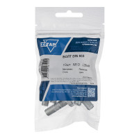 Болт DIN933 с шестигранной головкой оцинкованный М10x30 10 шт Zitar 102976