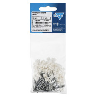 Скоба для кабеля круглая А3 мм, 50 шт, пакет Zitar 103644