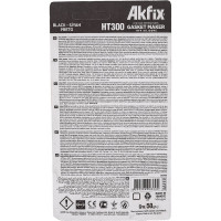 Термостойкий силиконовый герметик Akfix HT300, черный, 50 мл SA113