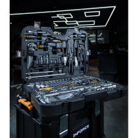 Набор инструментов Inforce 150 предметов 1/2" & 3/8" & 1/4", Сталь Cr-V, Сталь Cr-V, Профессиональный, 06-07-21
