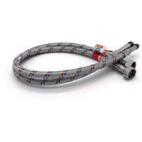 Гибкая подводка для смесителей ELKA 1/2"хМ10х120 см пара - длинный и короткий хвостовик ИС.100308